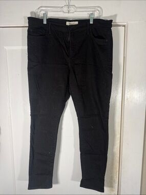 Gap True Skinny Black Slim Straight Pants - 33R